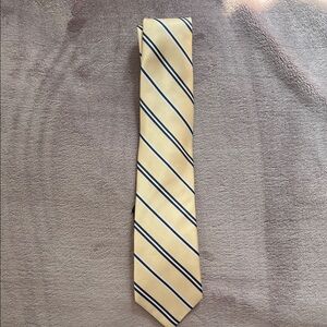 Jos. A. Bank Classic Yellow and Navy Tie